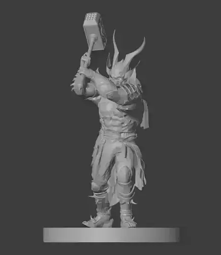 Shao Kahn MK 11 - 3D print model
