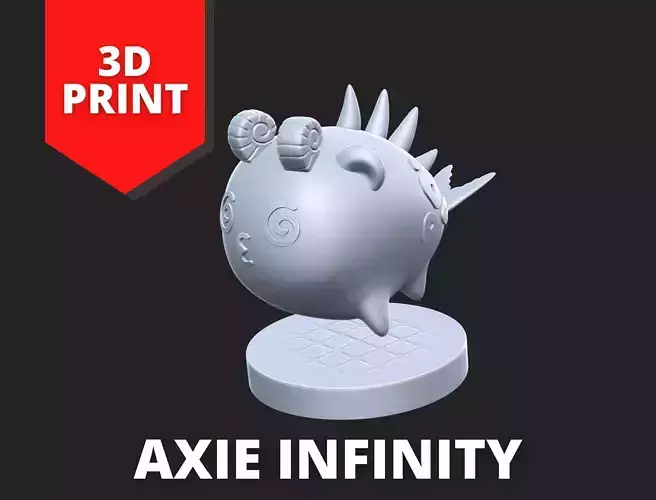 Miniature Axie Infinity - Sad Lamb - Beast 3D Printable 