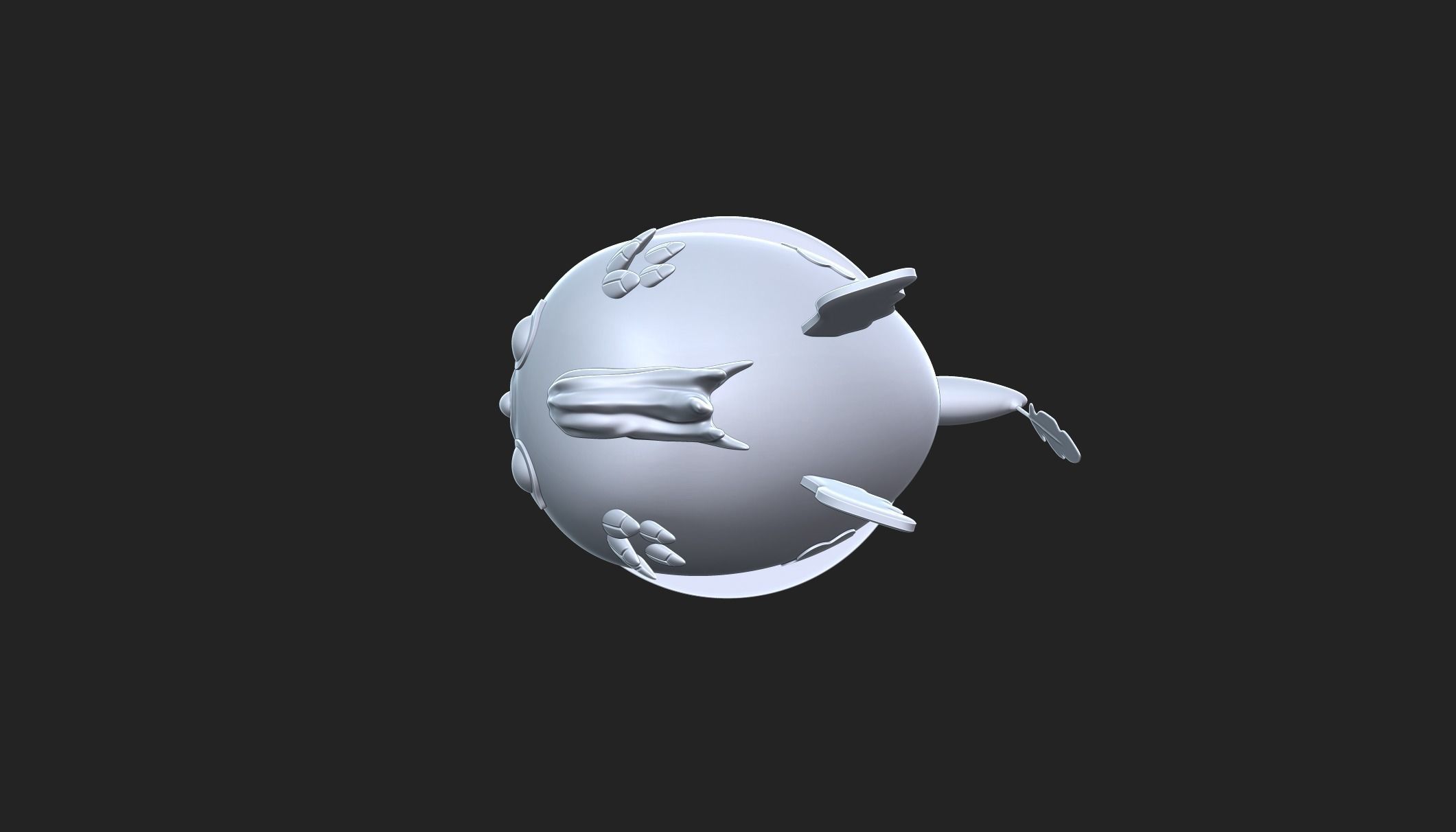 Miniature Axie Infinity - Bird 3D Printable  3D print model_5