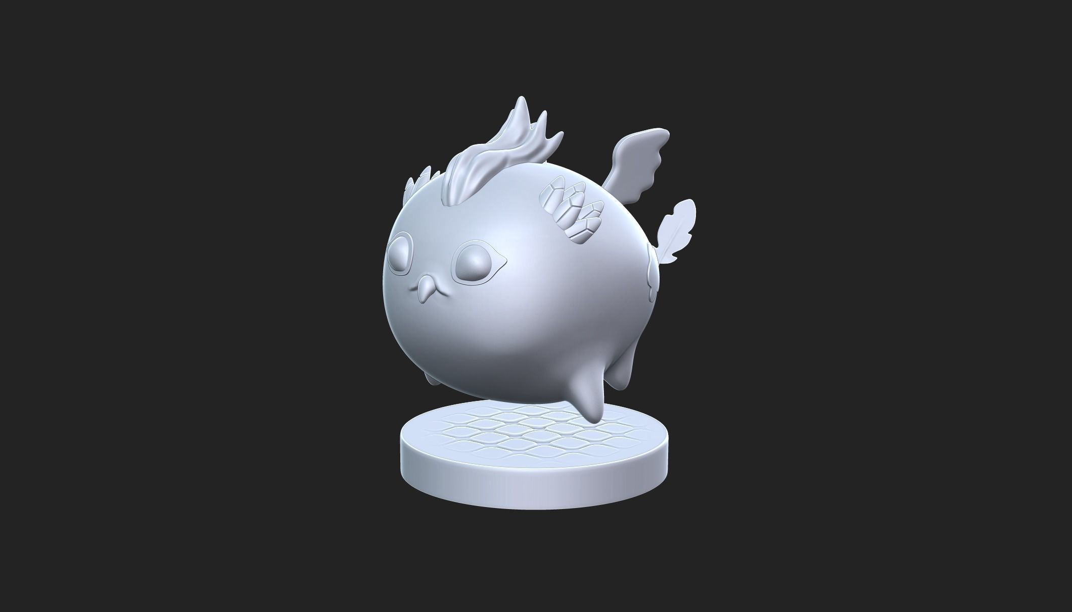 Miniature Axie Infinity - Bird 3D Printable  3D print model_2