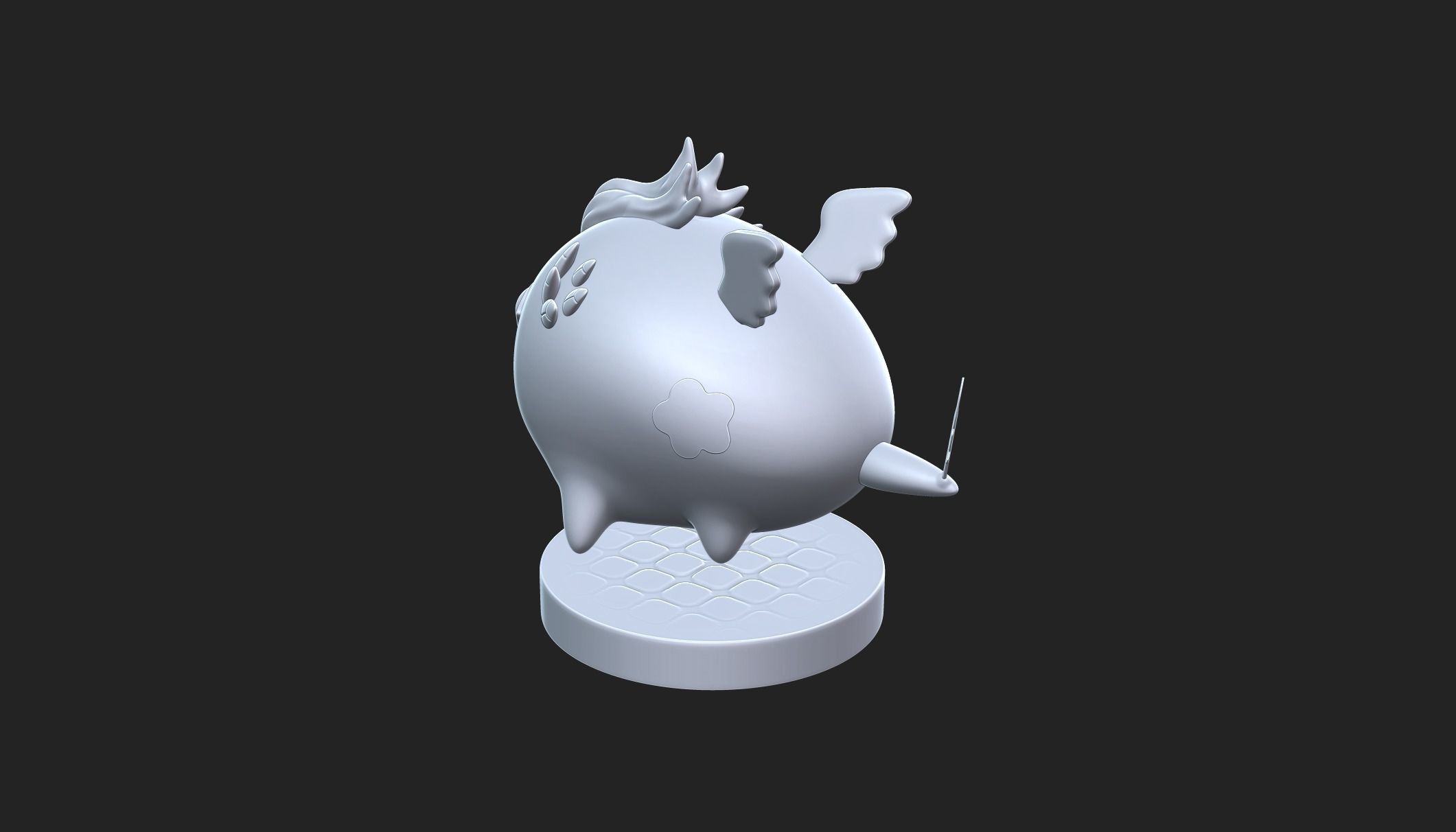Miniature Axie Infinity - Bird 3D Printable  3D print model_4