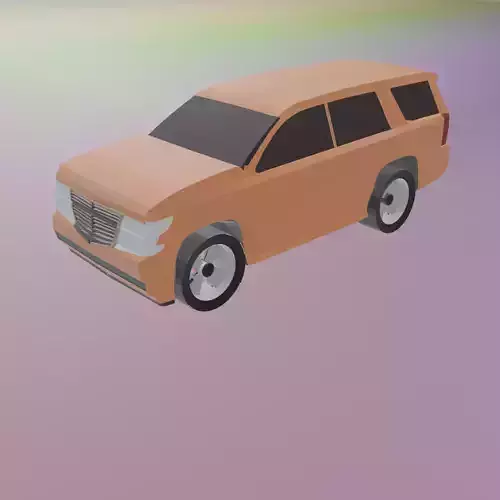 low poly chevrolet tahoe