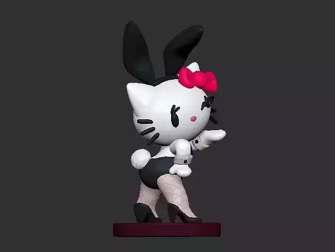 HELLO KITTY BUNNY GIRL 3D print model