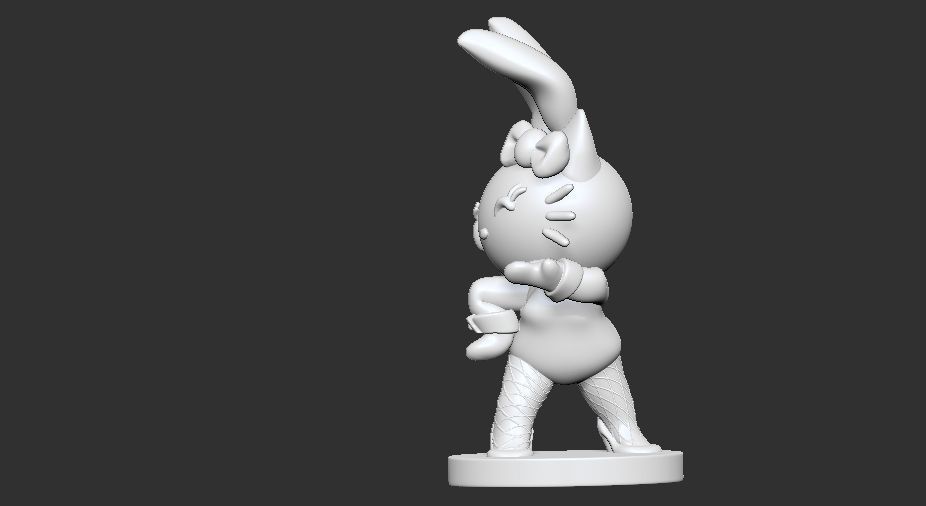 HELLO KITTY BUNNY GIRL 3D print model_4