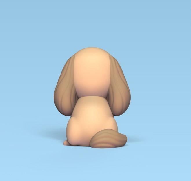 Dog Long Ears 3D print model_2