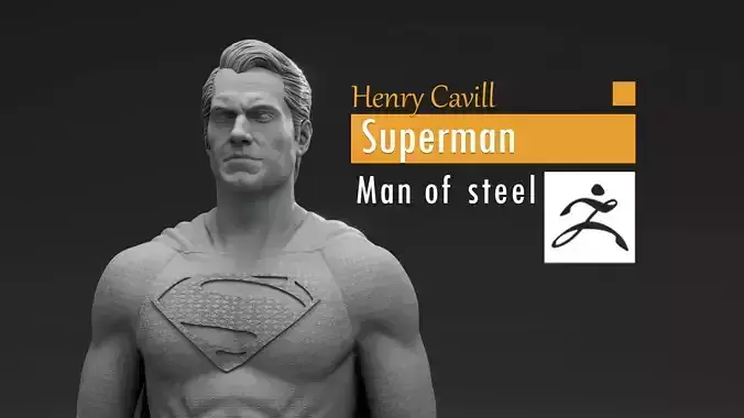 Henry Cavill - Superman - Man of Steel 3D print model