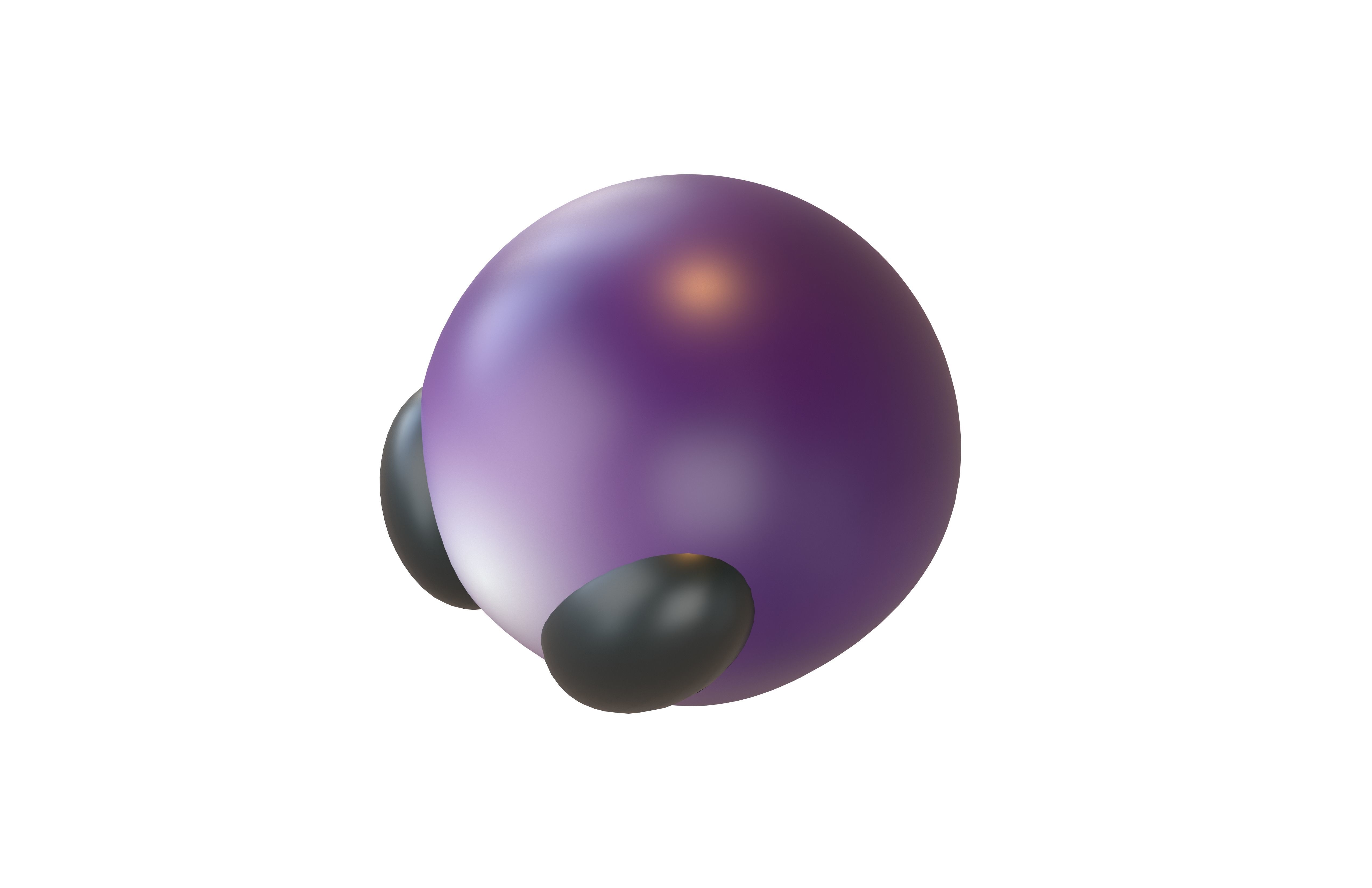 Alien Head v1 006 Low-poly 3D model_2