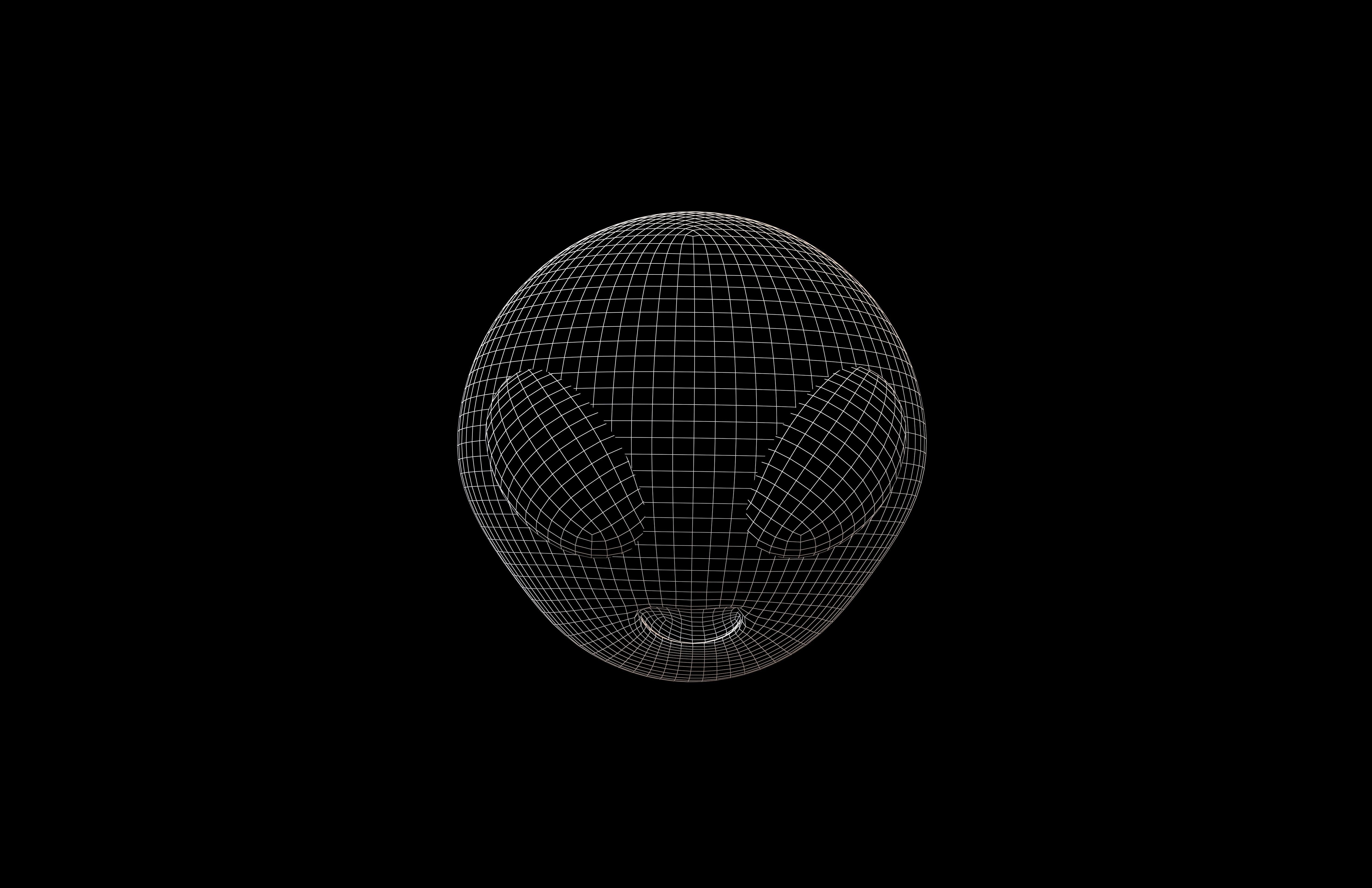 Alien Head v1 006 Low-poly 3D model_5