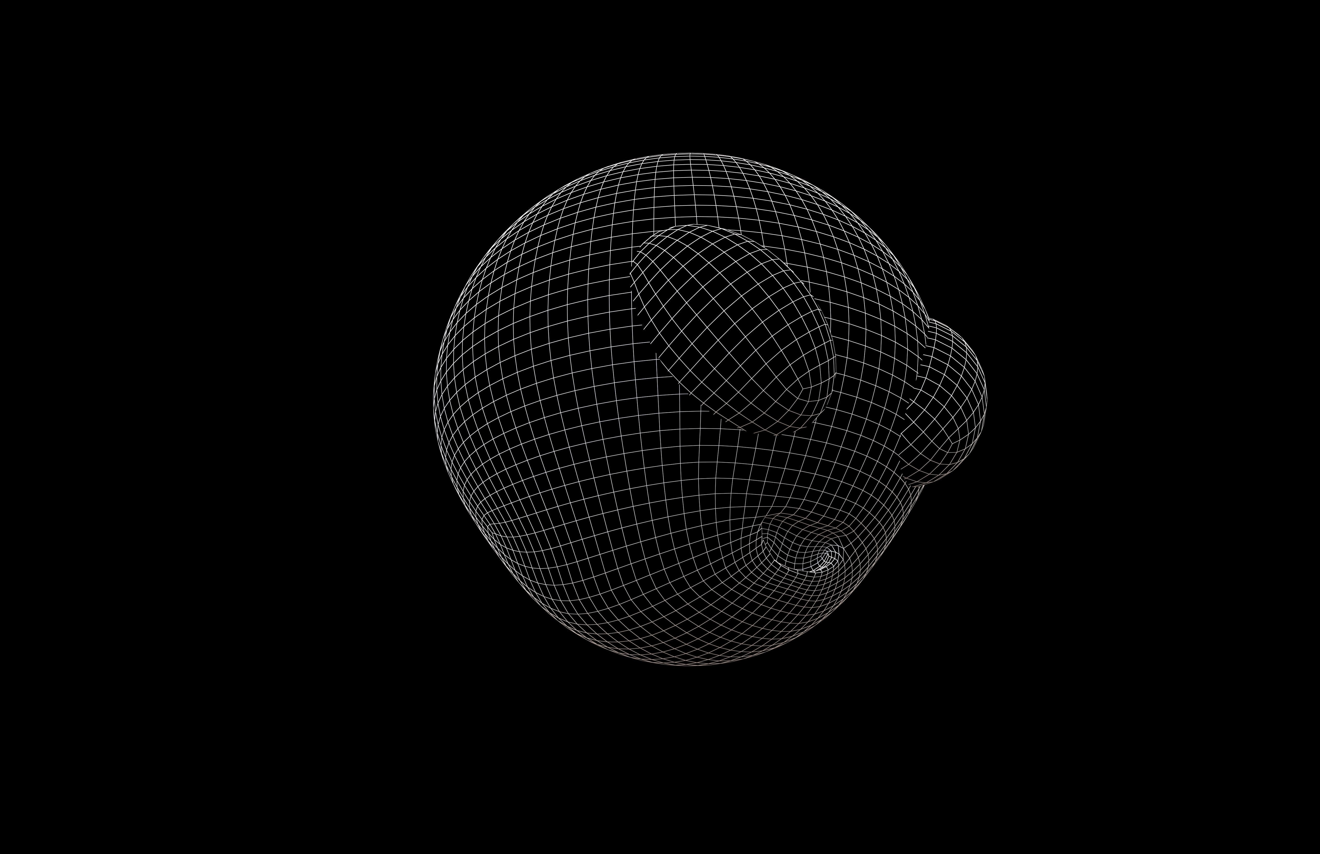 Alien Head v1 008 Low-poly 3D model_7