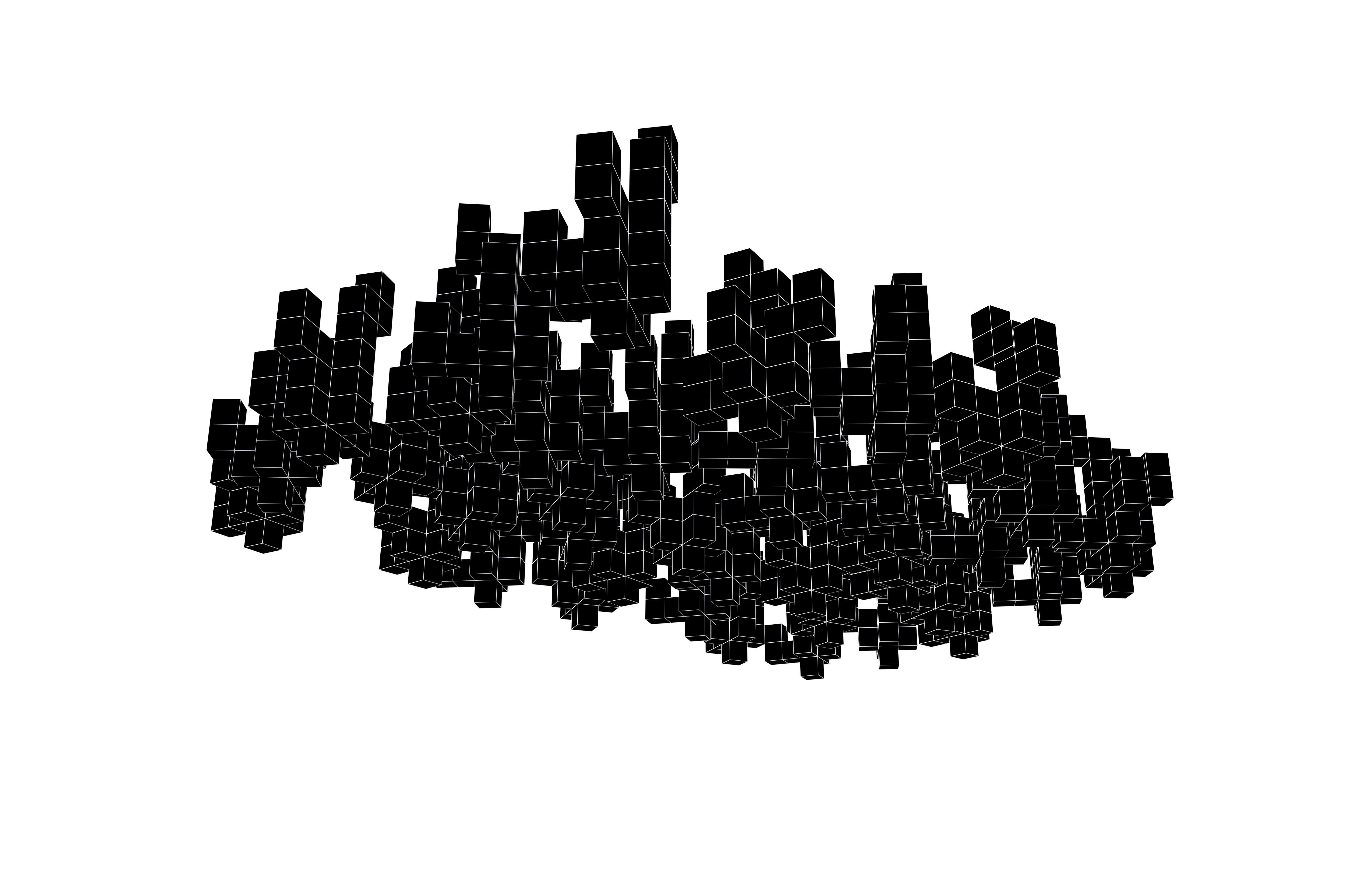 Voxel Group of Grass v3 001 Low-poly 3D model_7