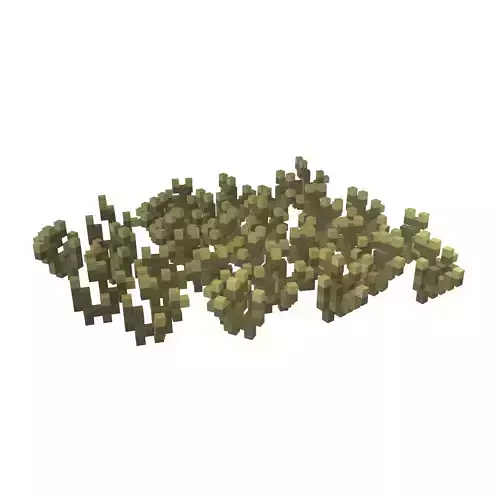 Voxel Group of Grass v5 002