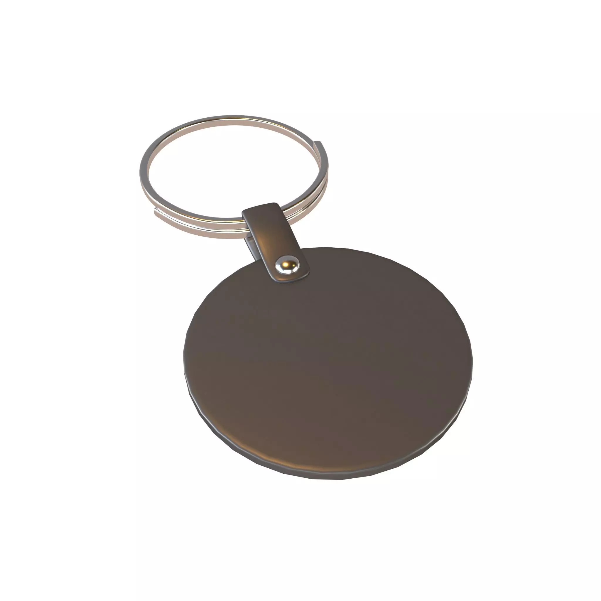 Key Ring v3 002 Low-poly 3D model_0