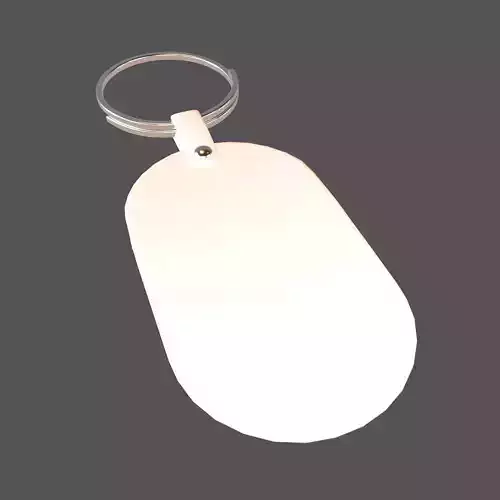 Key Ring v4 001 Low-poly 3D model