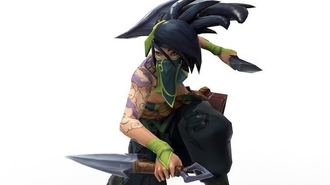 Akali - League of Legends 3D print model