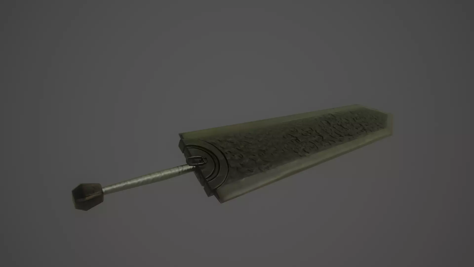 Lowpoly Stylized Berserk Dragonslayer Low-poly 3D model_0