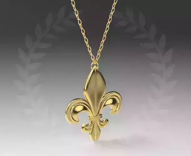 Fleur de Lis singe top holder
