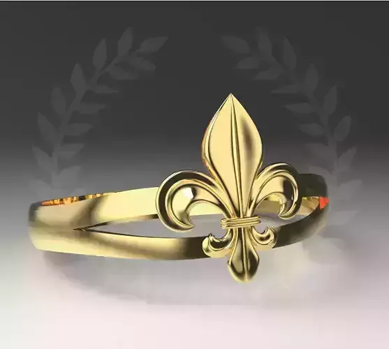 Flur de Lis ring