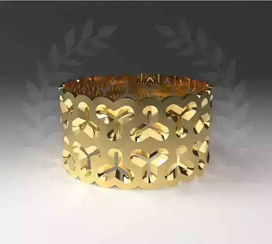 Parametric triangle bracelet