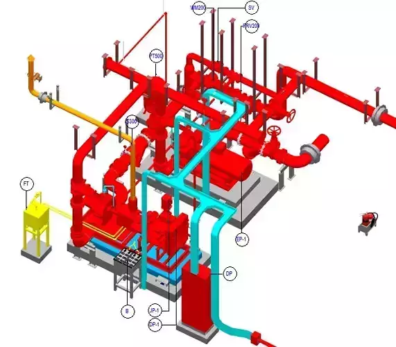 Fire Fighting Pump Room