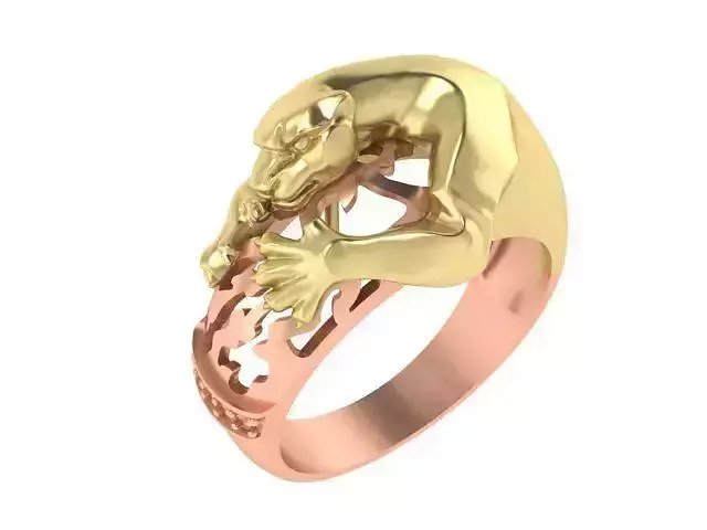 lepard gents ring