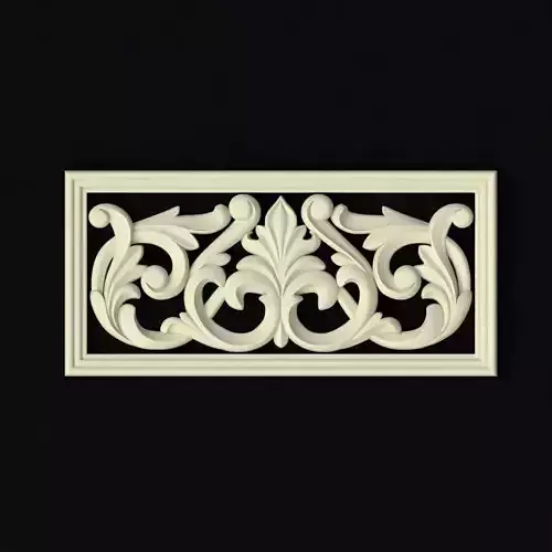 Central decor ornament for furniture