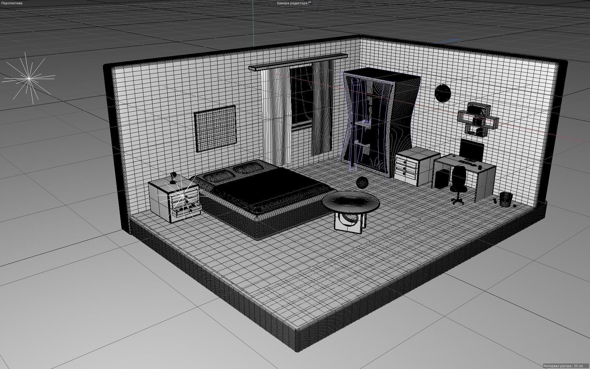 Miniature room model 3D model_8