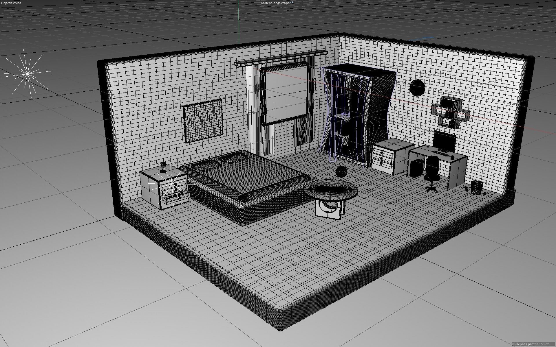 Miniature room model 3D model_11