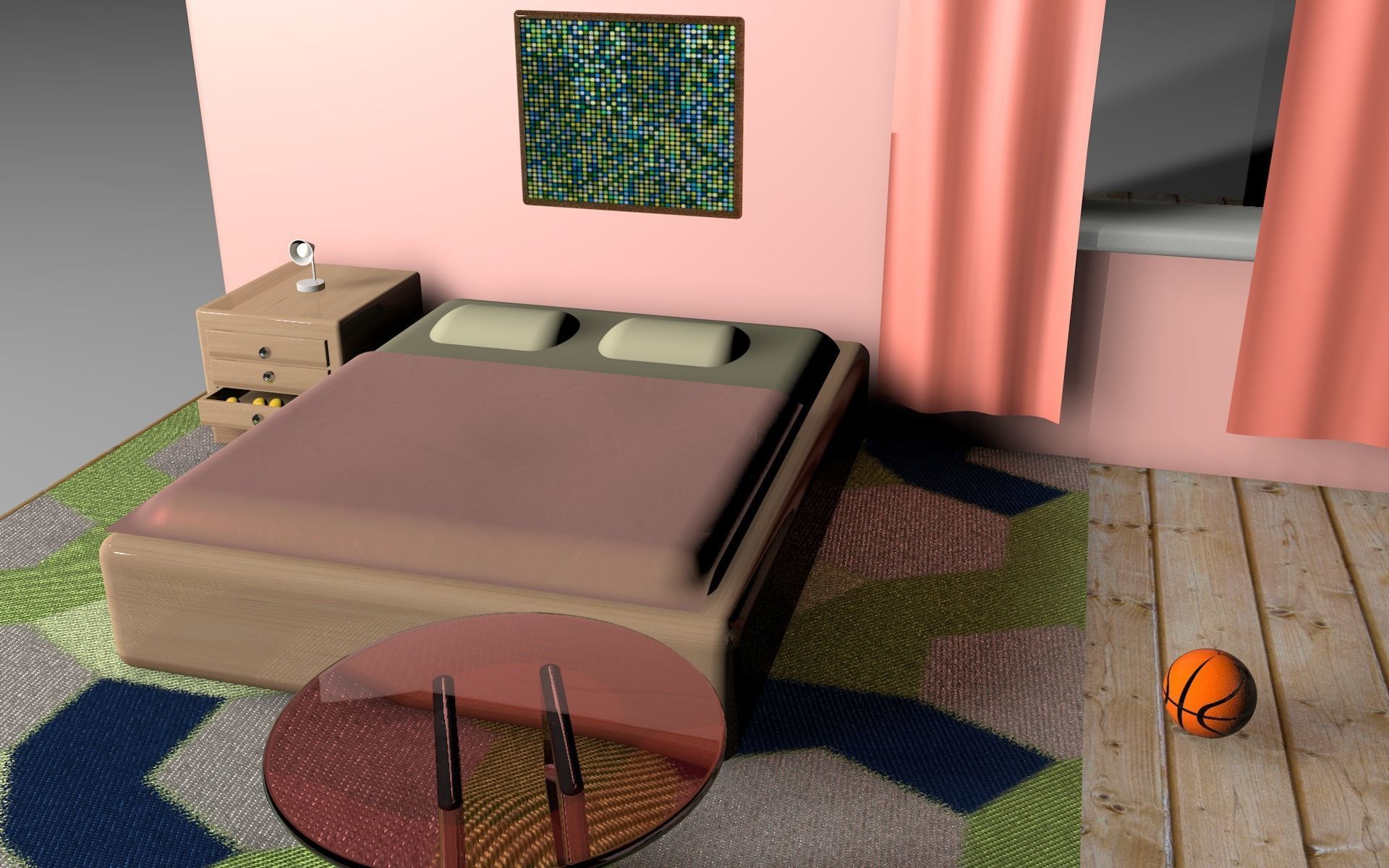 Miniature room model 3D model_6