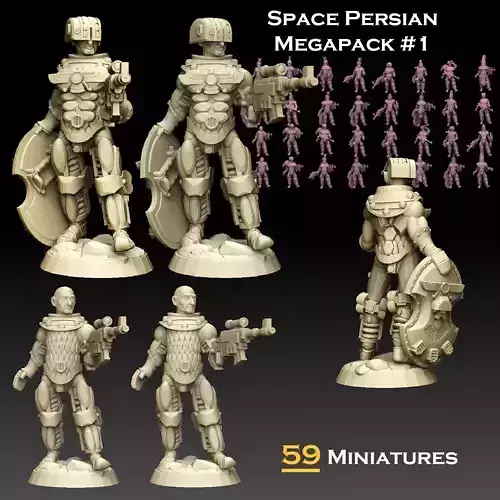 Space Persian Megapack 1 3D print model