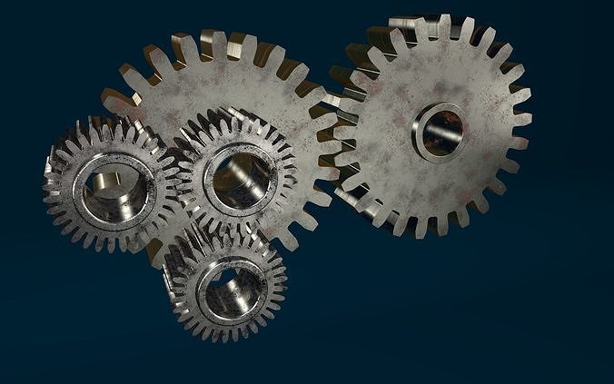 Animation Gear 3D model