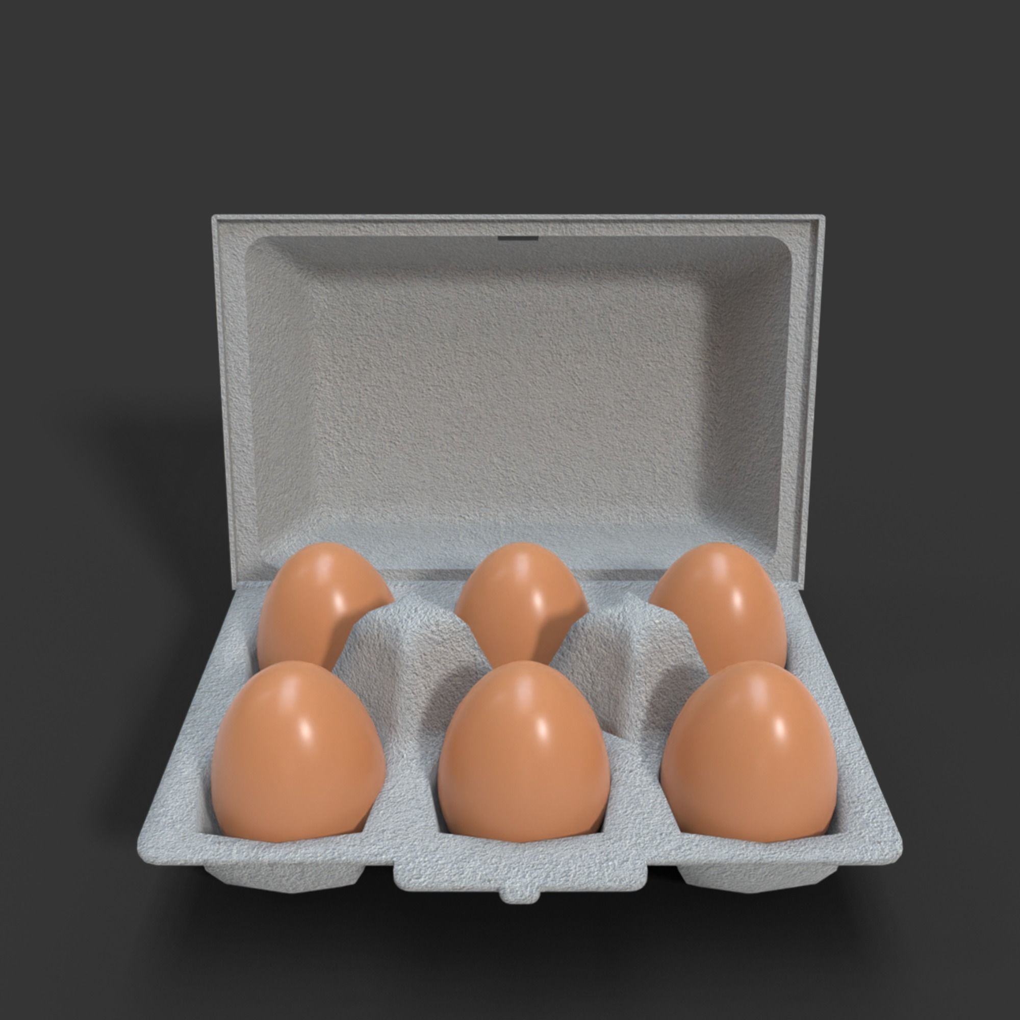 Egg Packaging - Kemasan Telur  3D model_1
