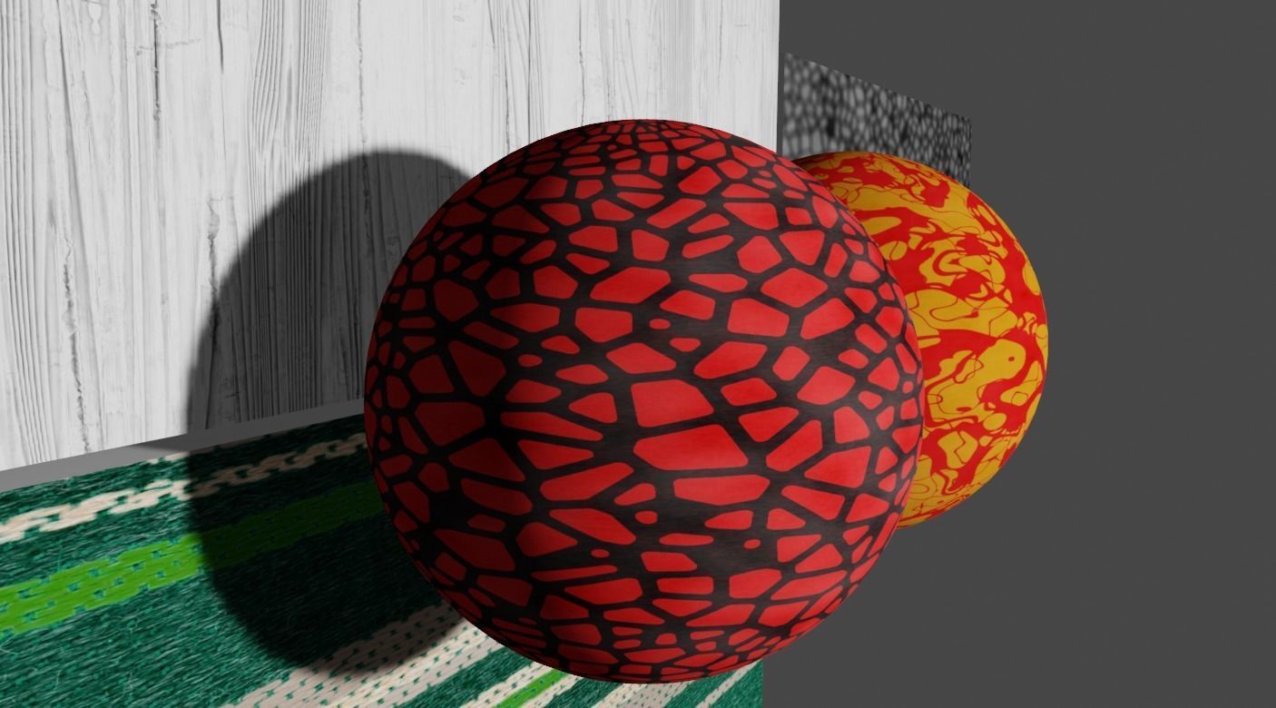 Textures two squares Free 3D model_2