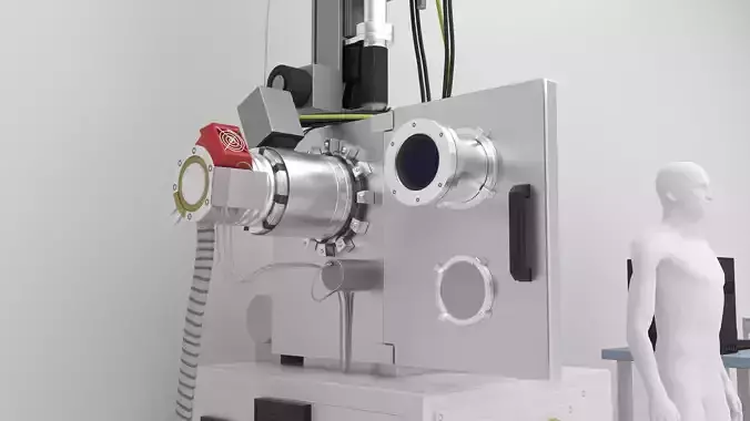 Industrial Spluttering machine  3D model