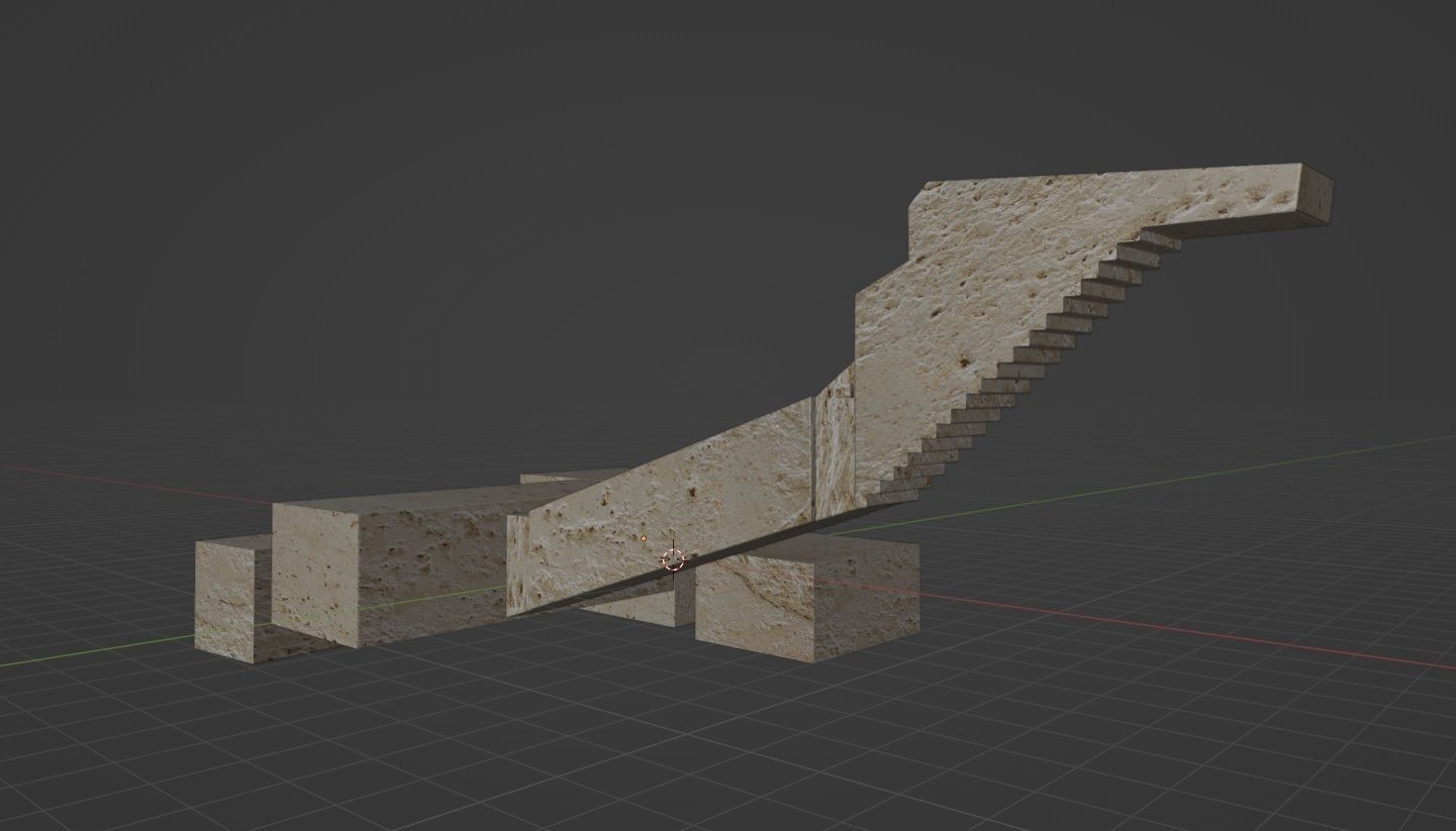 The tomb of Tutankhamun Low-poly 3D model_12