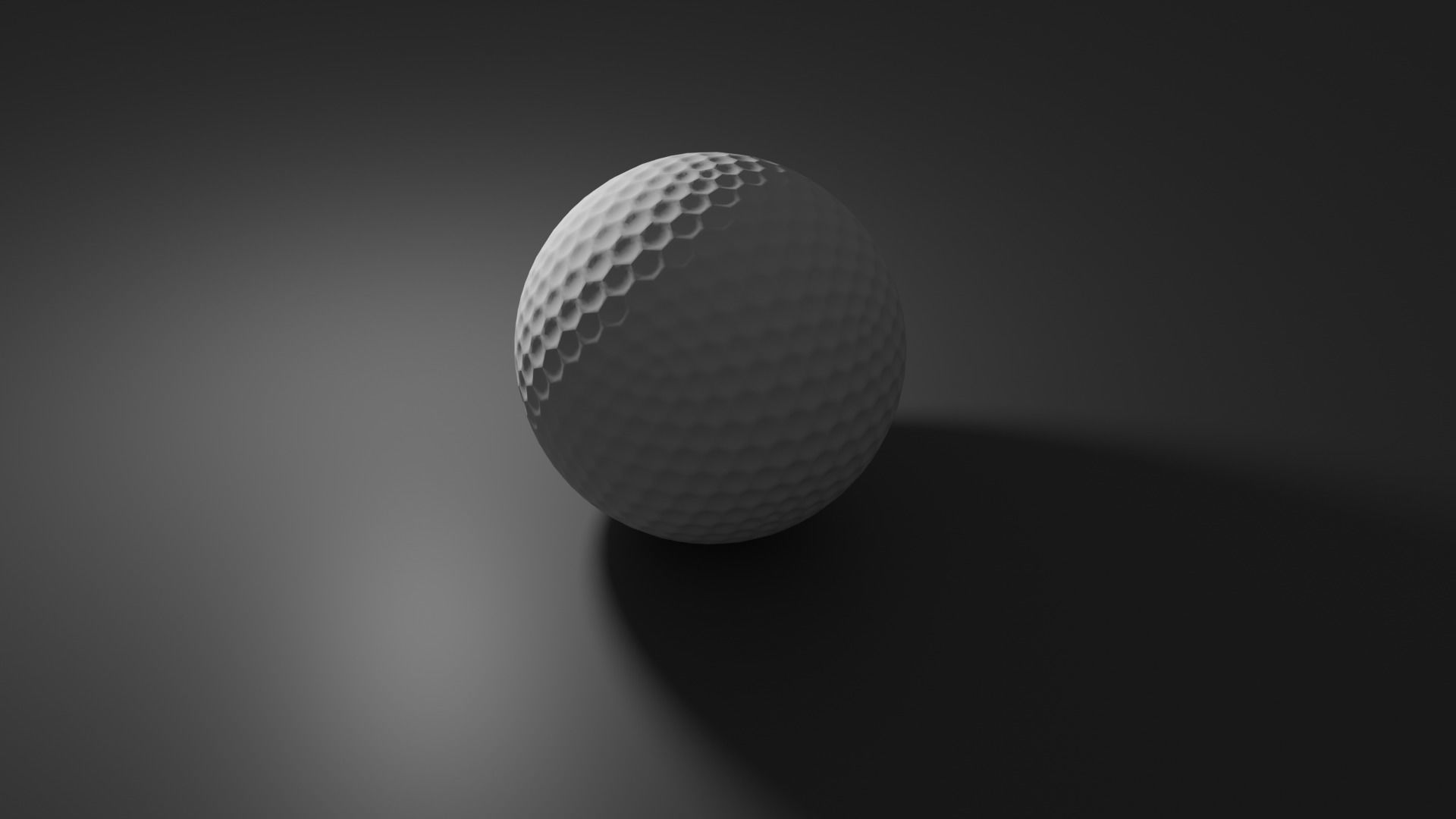 golf ball 3D model_1