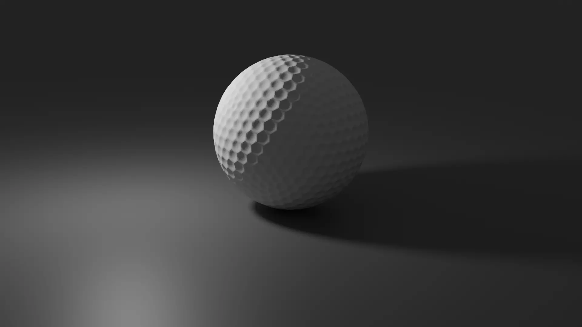 golf ball 3D model_0