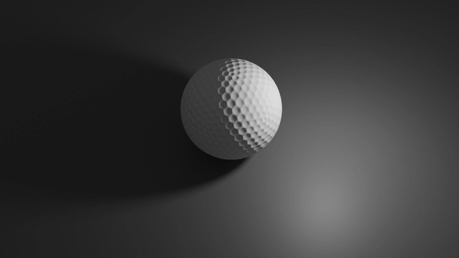 golf ball 3D model_3