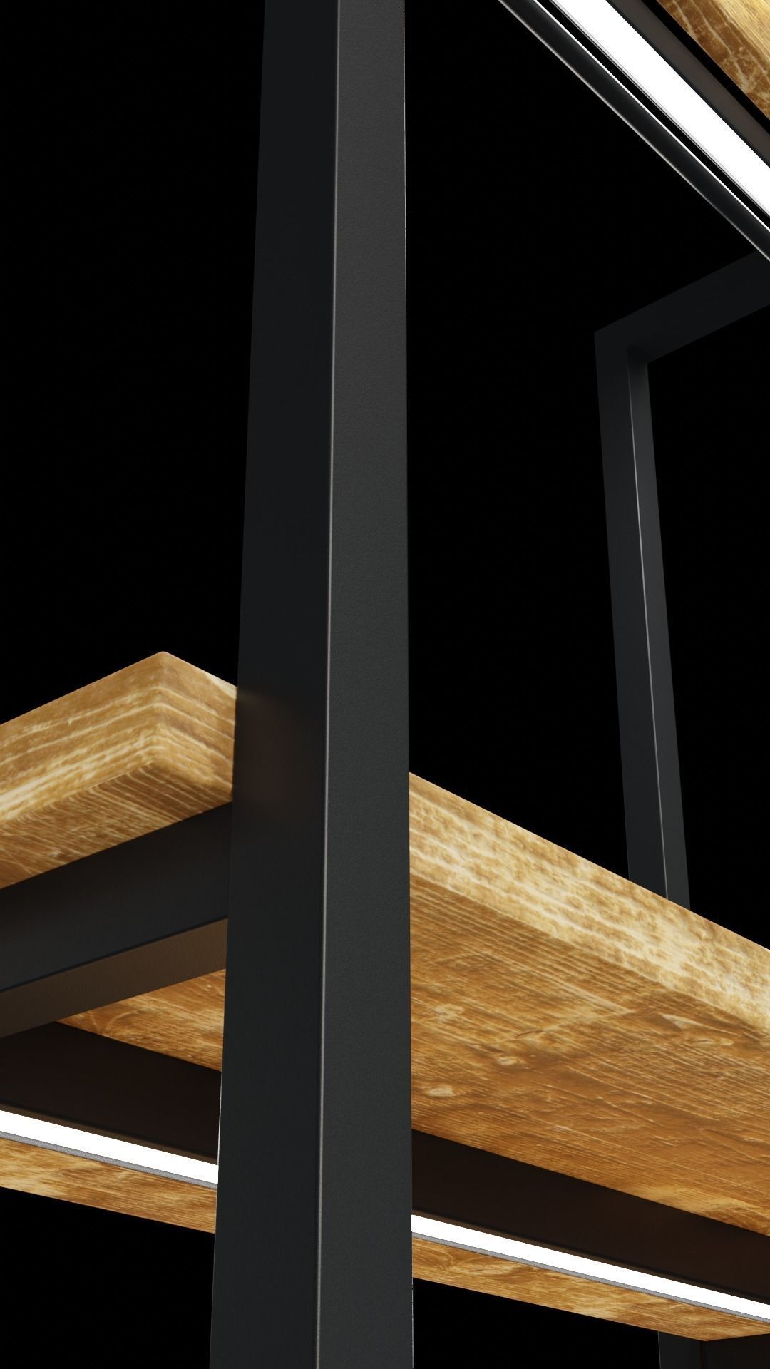 Rustica Shop Hangers set of 8 3D model_15