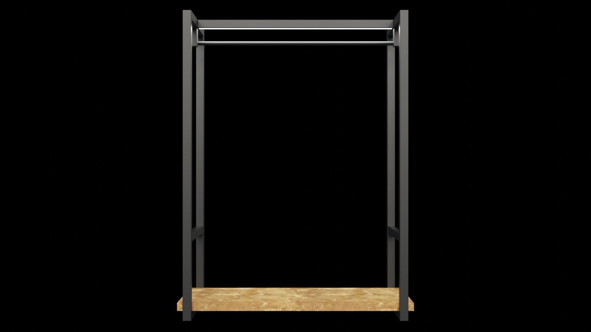 Rustica Shop Hangers set of 8 3D model_16