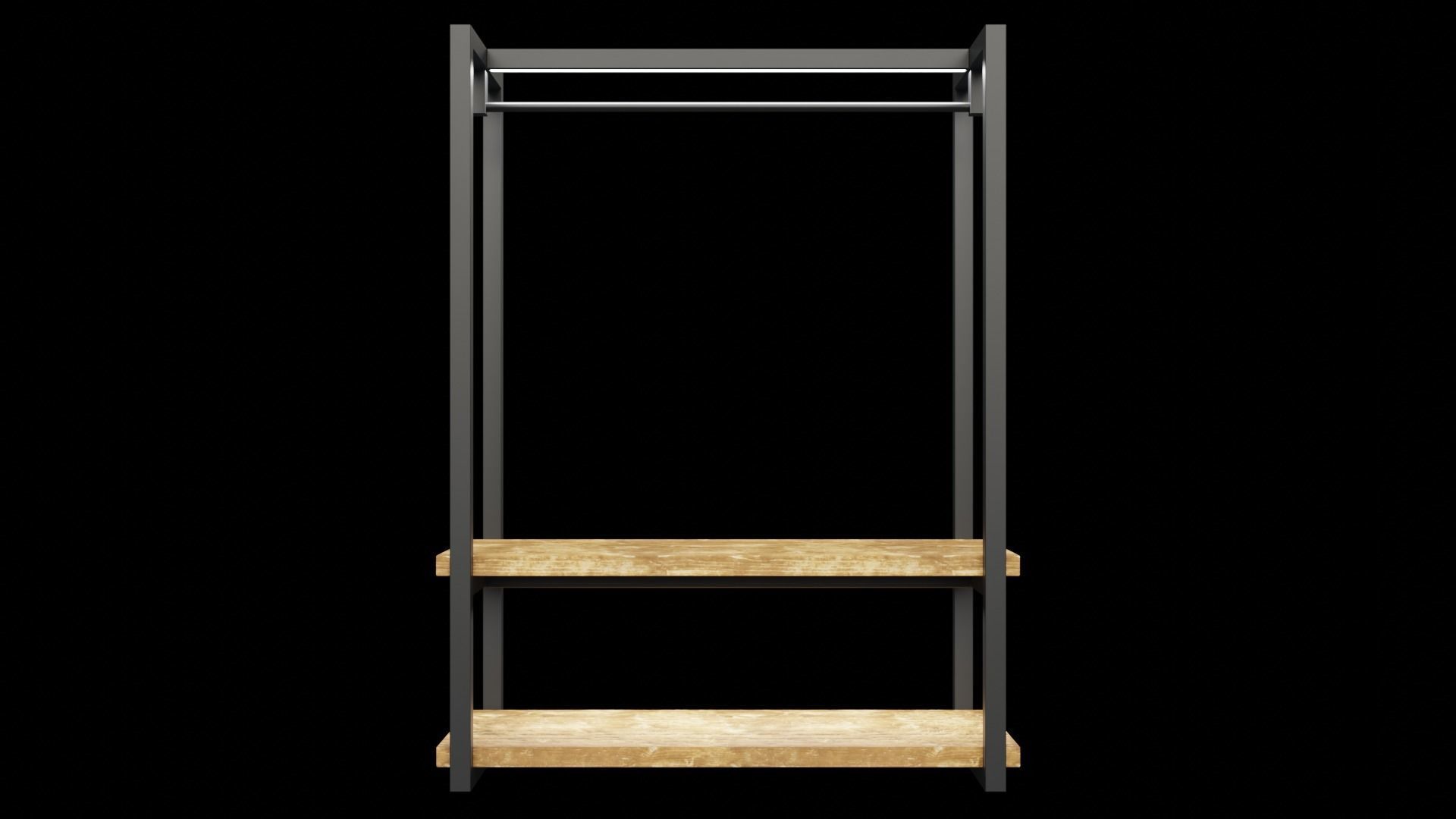 Rustica Shop Hangers set of 8 3D model_10