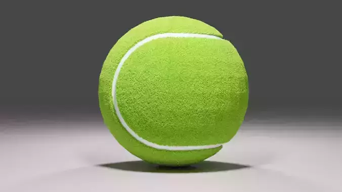 realistic tennis ball