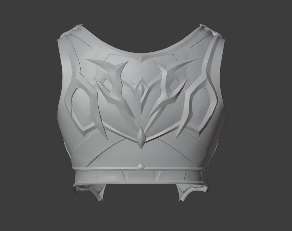 Liu Kang armor set from Mortal Kombat 11 - Hidden Wrath 3D print model_8