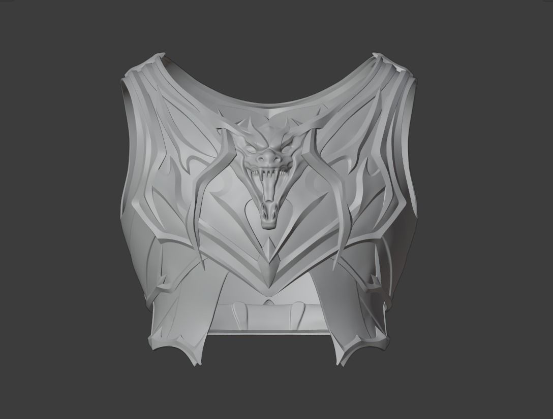 Liu Kang armor set from Mortal Kombat 11 - Hidden Wrath 3D print model_6