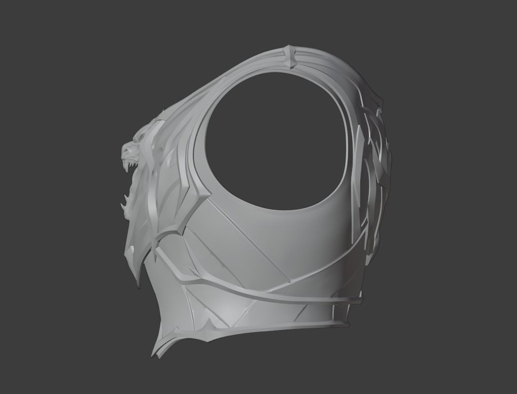 Liu Kang armor set from Mortal Kombat 11 - Hidden Wrath 3D print model_7
