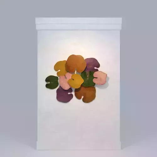 LOTUS LEAF WALL ART 01