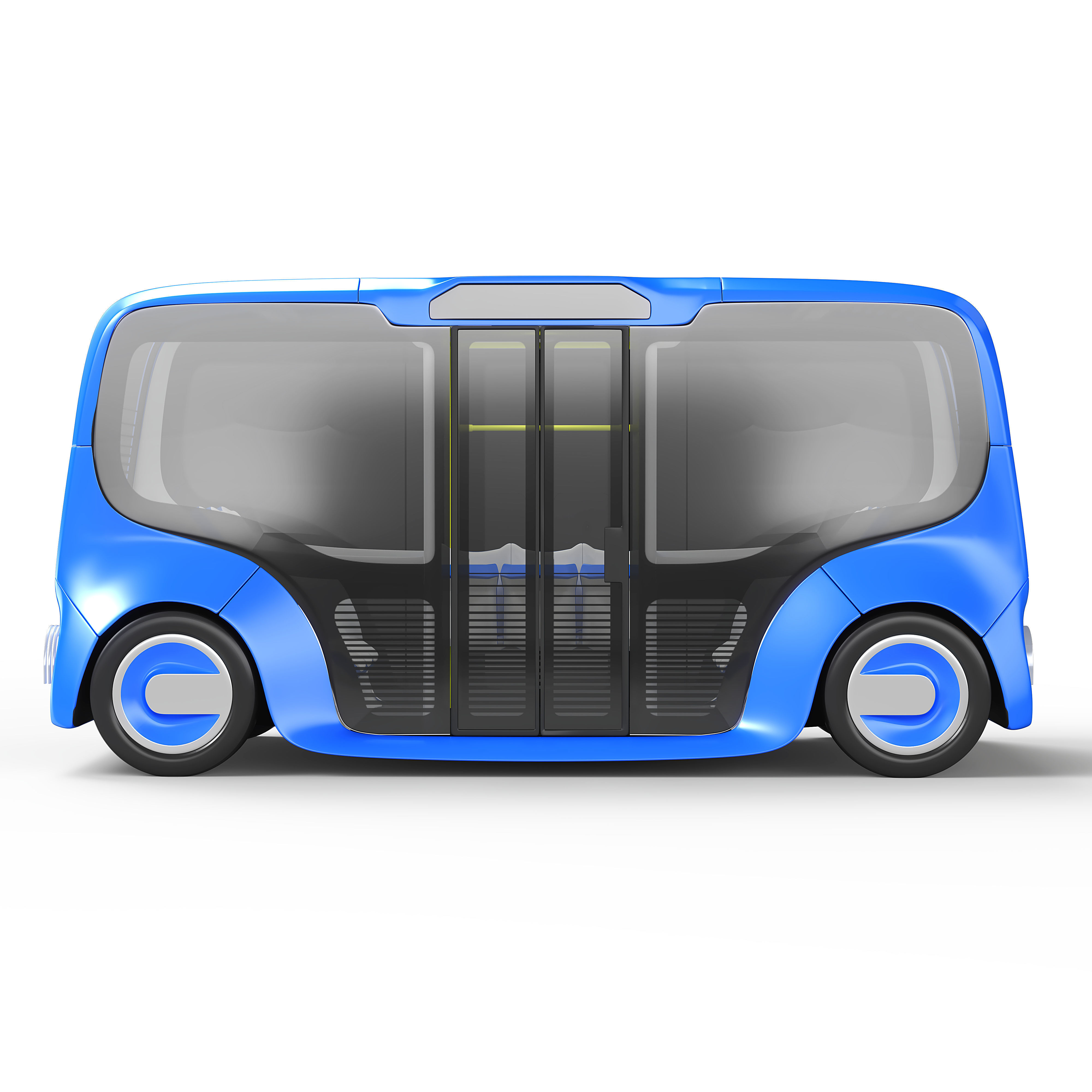 Autonomous Electric Minibus 3D model_8