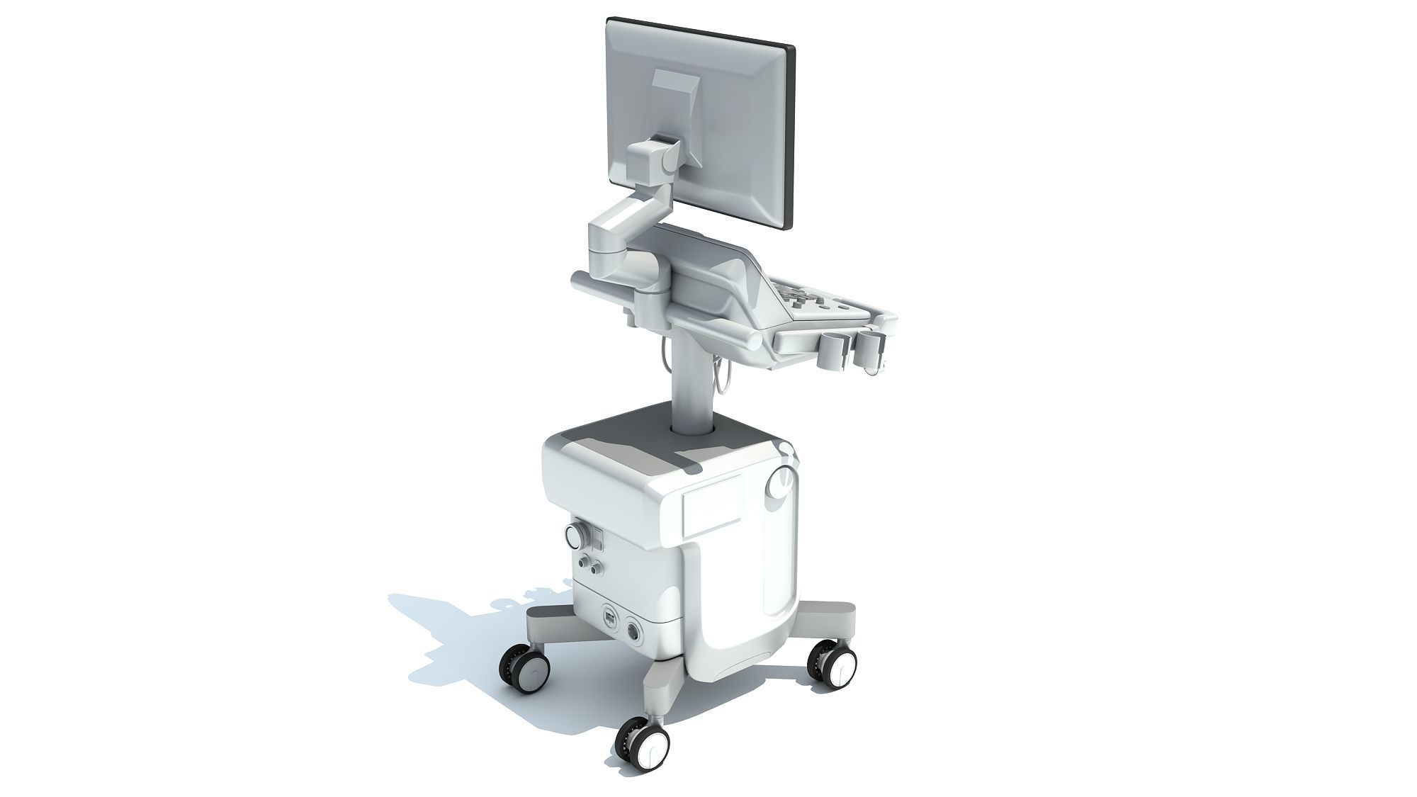 Ultrasound System Scanner 3D model_7