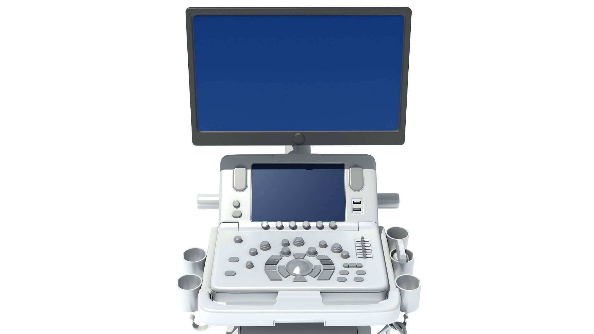 Ultrasound System Scanner 3D model_12