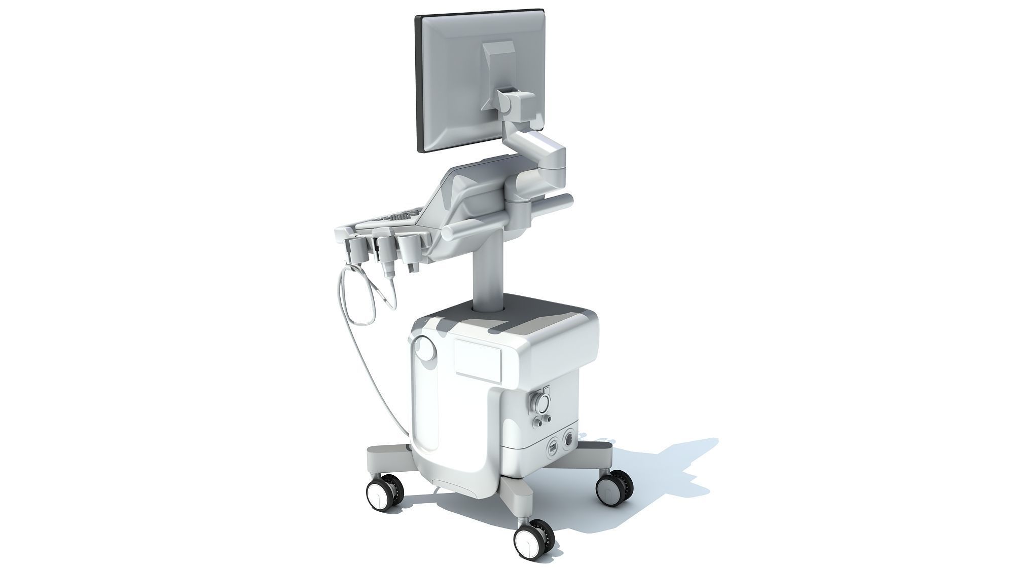 Ultrasound System Scanner 3D model_5