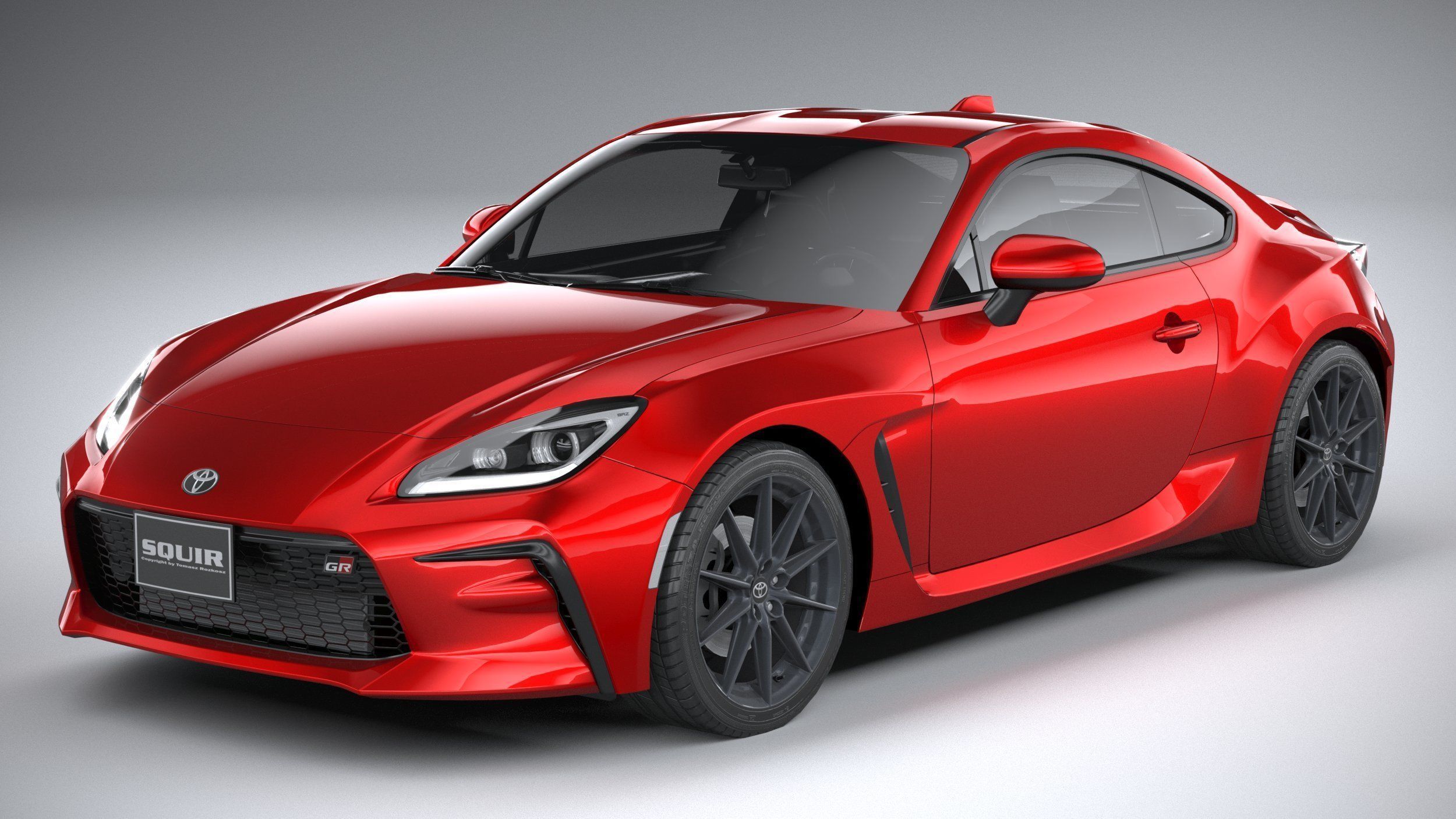 Toyota GR 86 2022 LowPoly 3D model_1